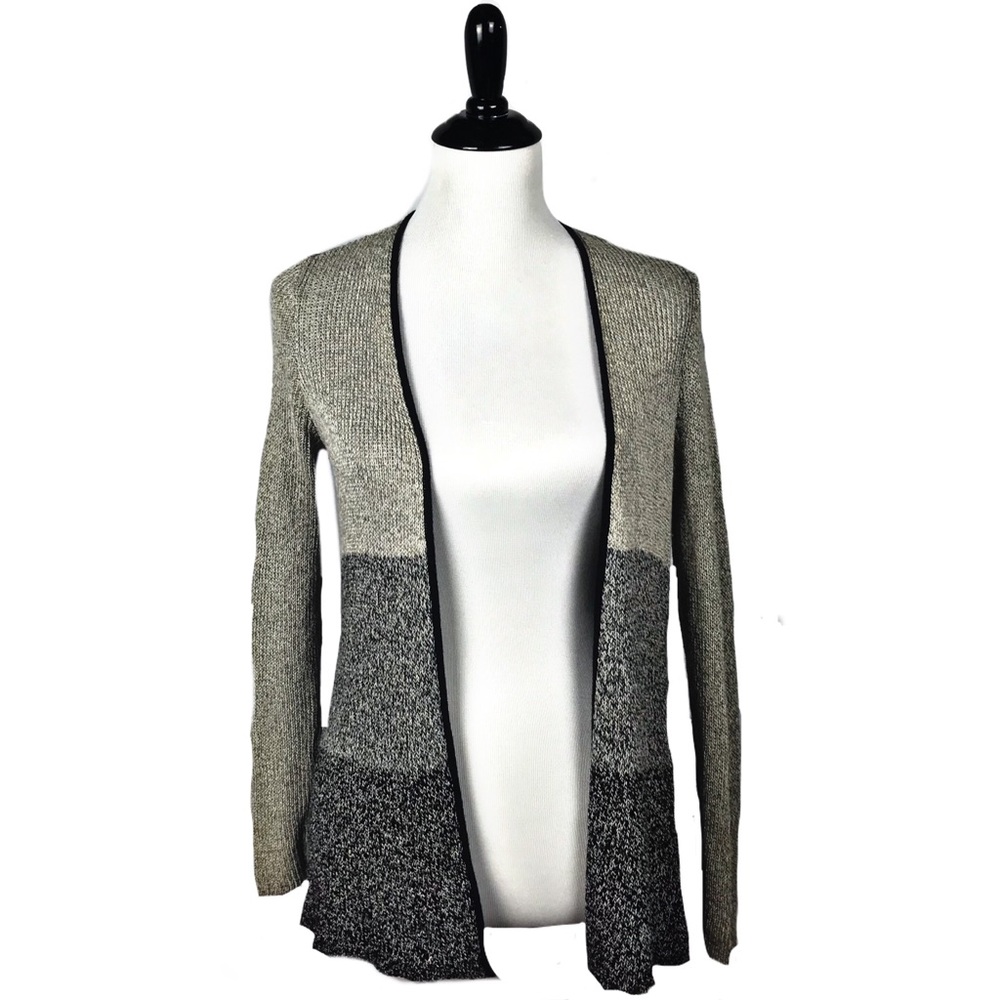 Eileen Fisher Neutral Open Cardigan Sz Xs
